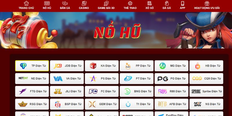 Top 6 cổng game nổ hũ quốc tế hot nhất hiện nay